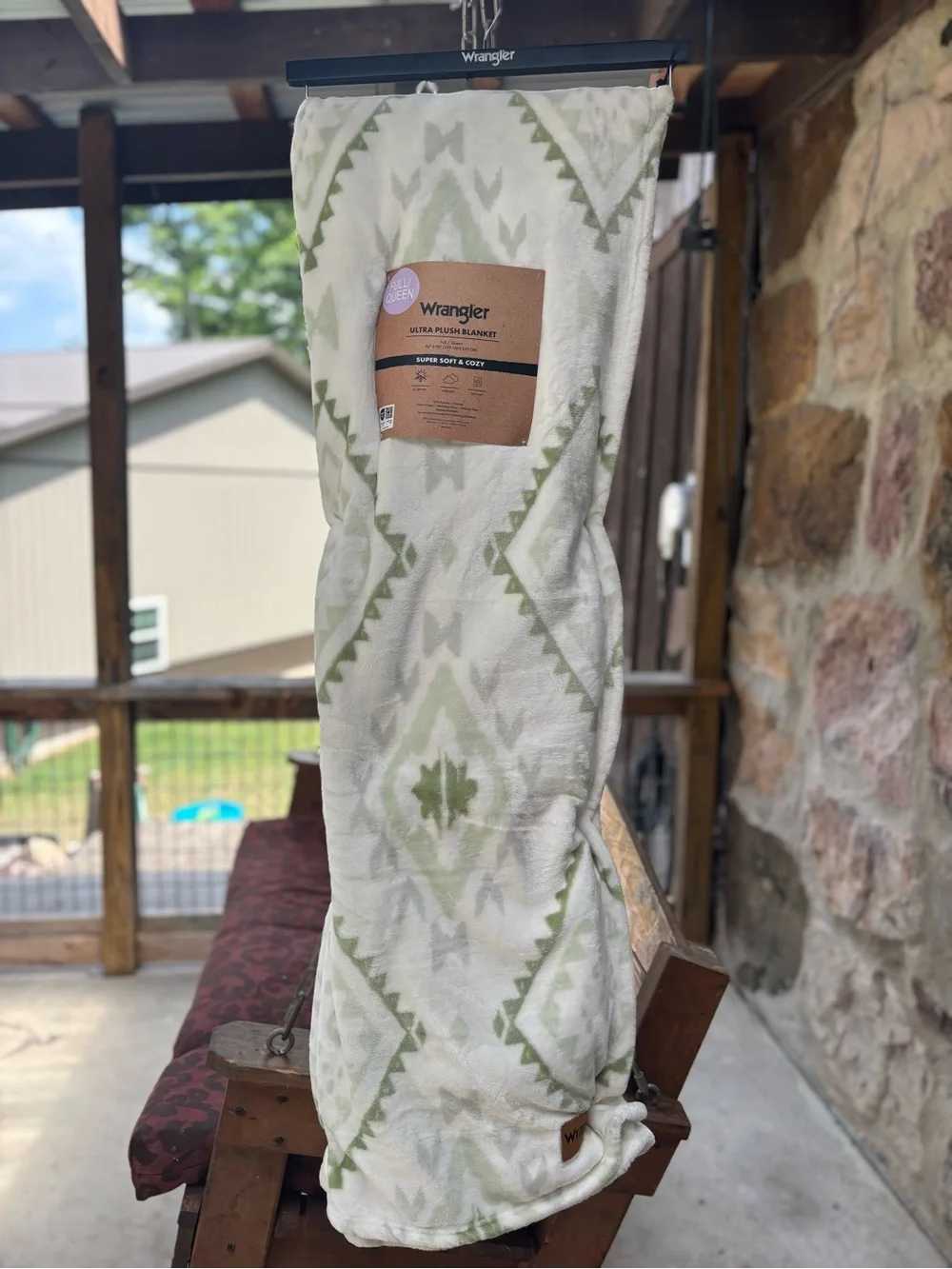Nwt Wrangler Aztec Full/ Queen Blanket